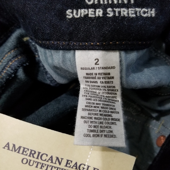 American Eagle Outfitters Super Strech Skinny Jeans (BNWT) - Picture 4 of 4